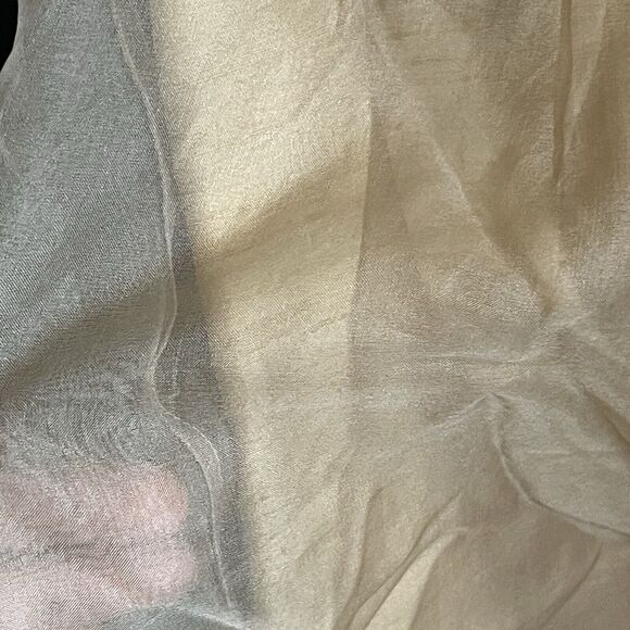 Silk Box Womens Skirt Size 4 Embroidered 100% Silk Midi Button Floral Zipper - Picture 9 of 16